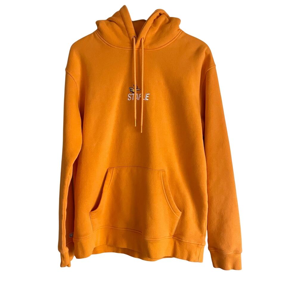 Staple Pigeon x Sesame Street Oscar The Grouch Hoodie Mens L Orange 2021